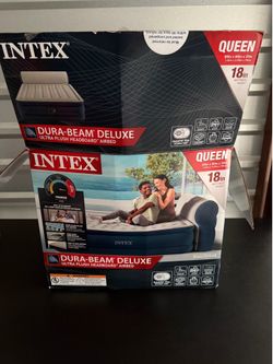Intex Queen Air Mattress with Headboard