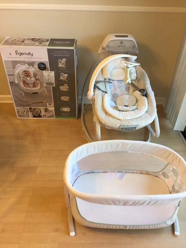 Ingenuity 4 in 1 soothing solution.swinger bassinet for Sale in