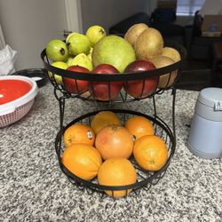 2 tier fruit basket