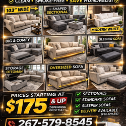 Affordable Used Sectionals & Sofas Starting at $175
