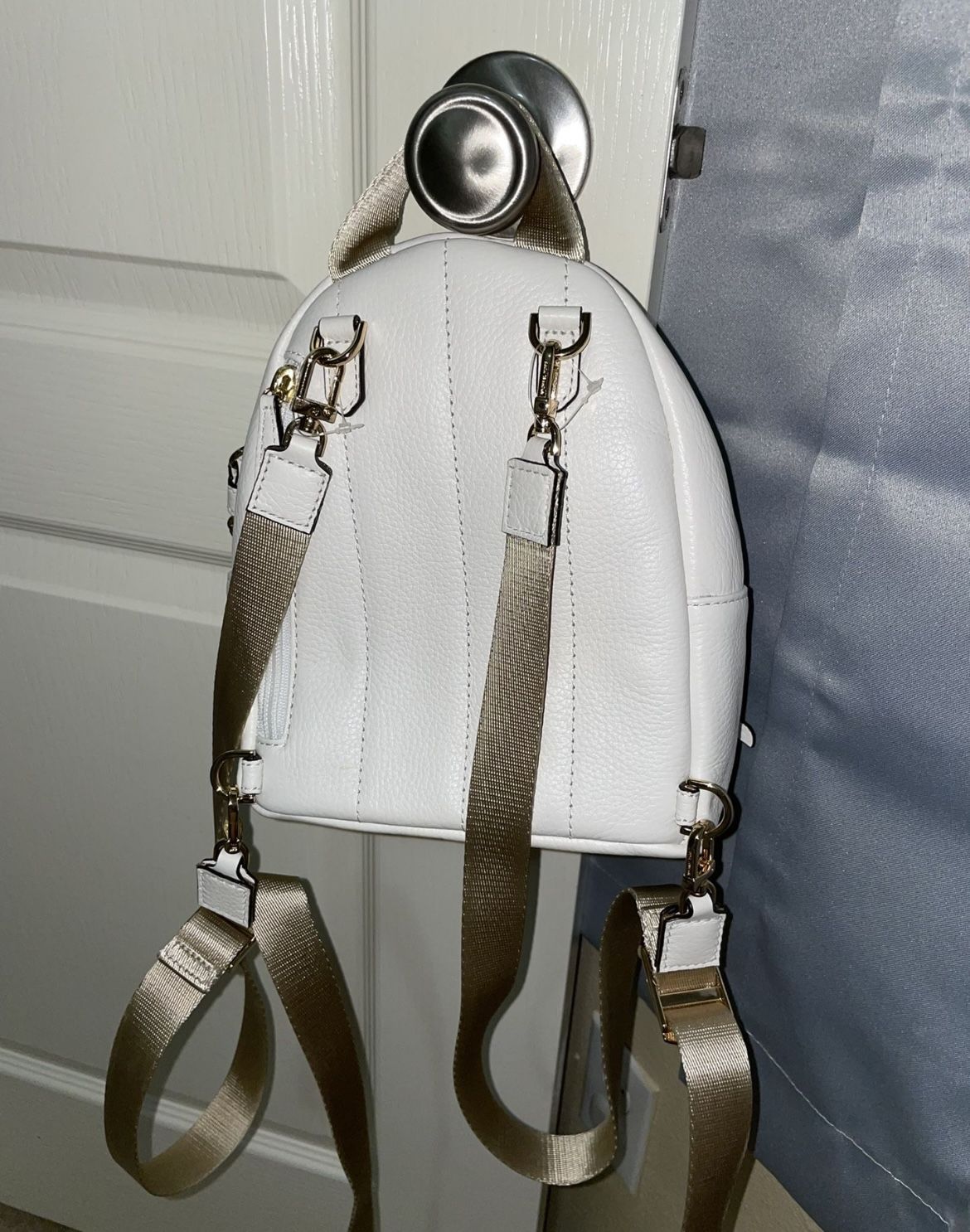 Brand New White MK Mini Backpack