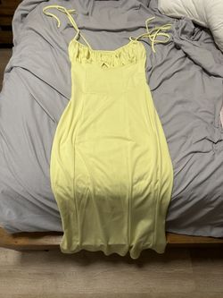 Yellow dress From Amazon Size M