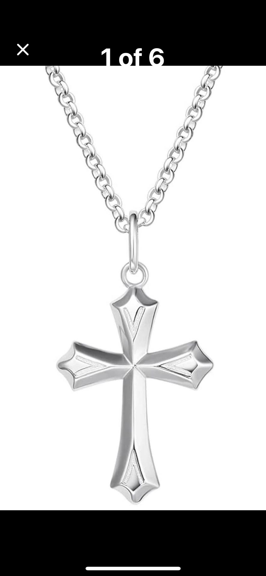 Boys/Mens Crucifix Necklace