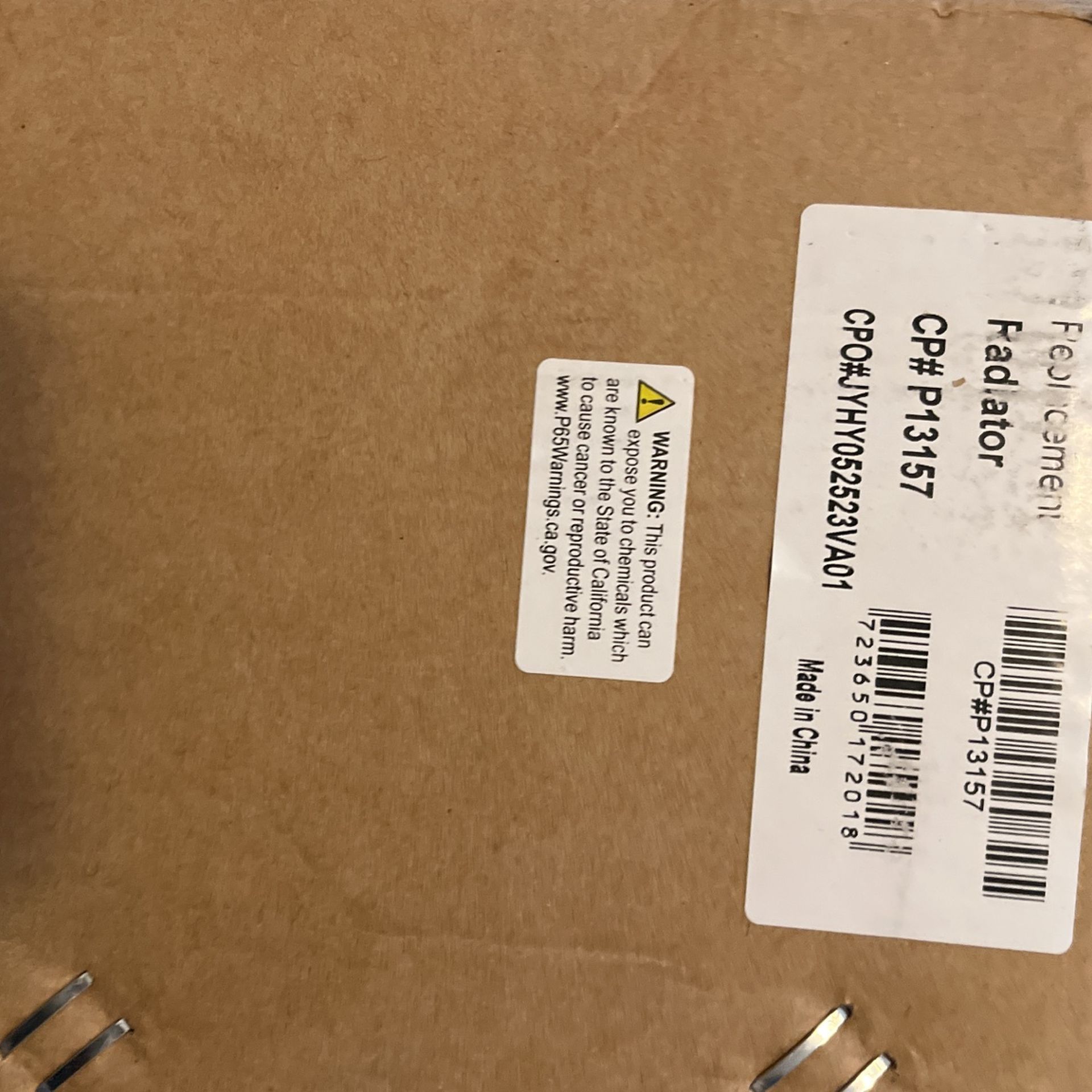 2019 Dodge Charger Radiator 
