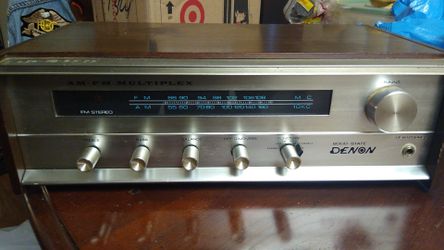 Vintage solid state denon stereo receiver