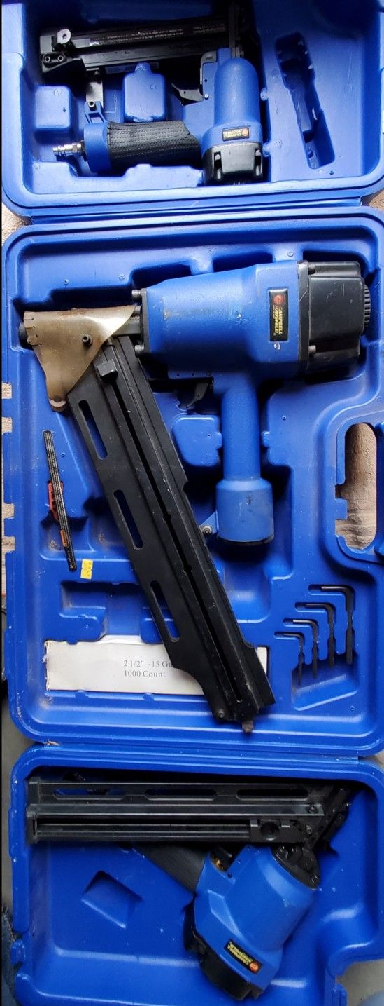 Campbell Hausfeld 3 Nail Gun Set...was $150 Now $75 firm