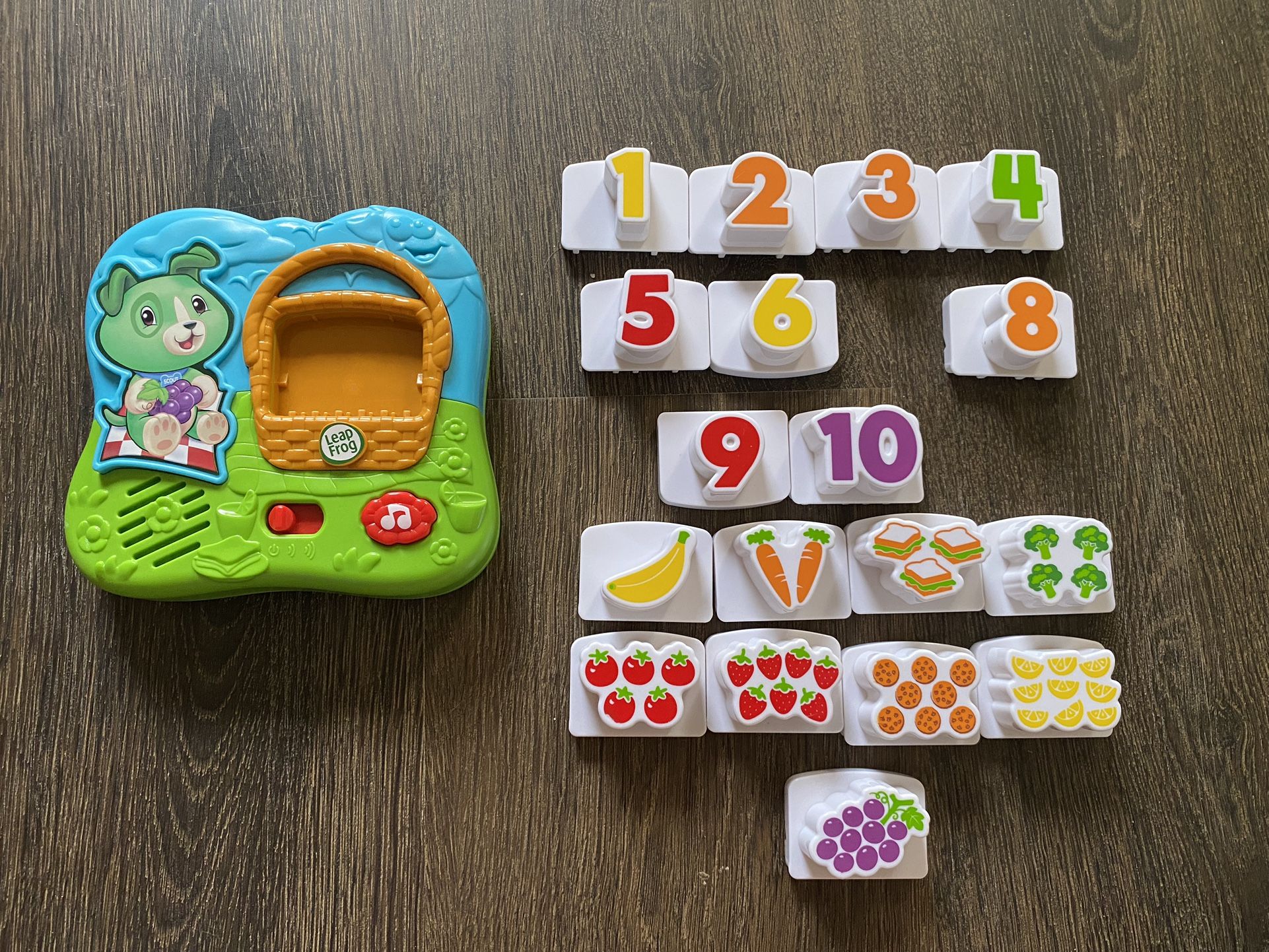 Leap Frog Scout Fridge Numbers Counting Magnetic Set baby toddler learning toy