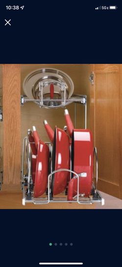 Rev-a-shelf slide out cookware rack  New