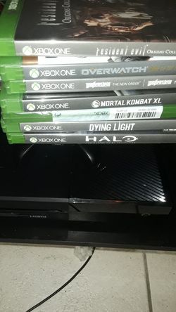 Xbox one w games and control