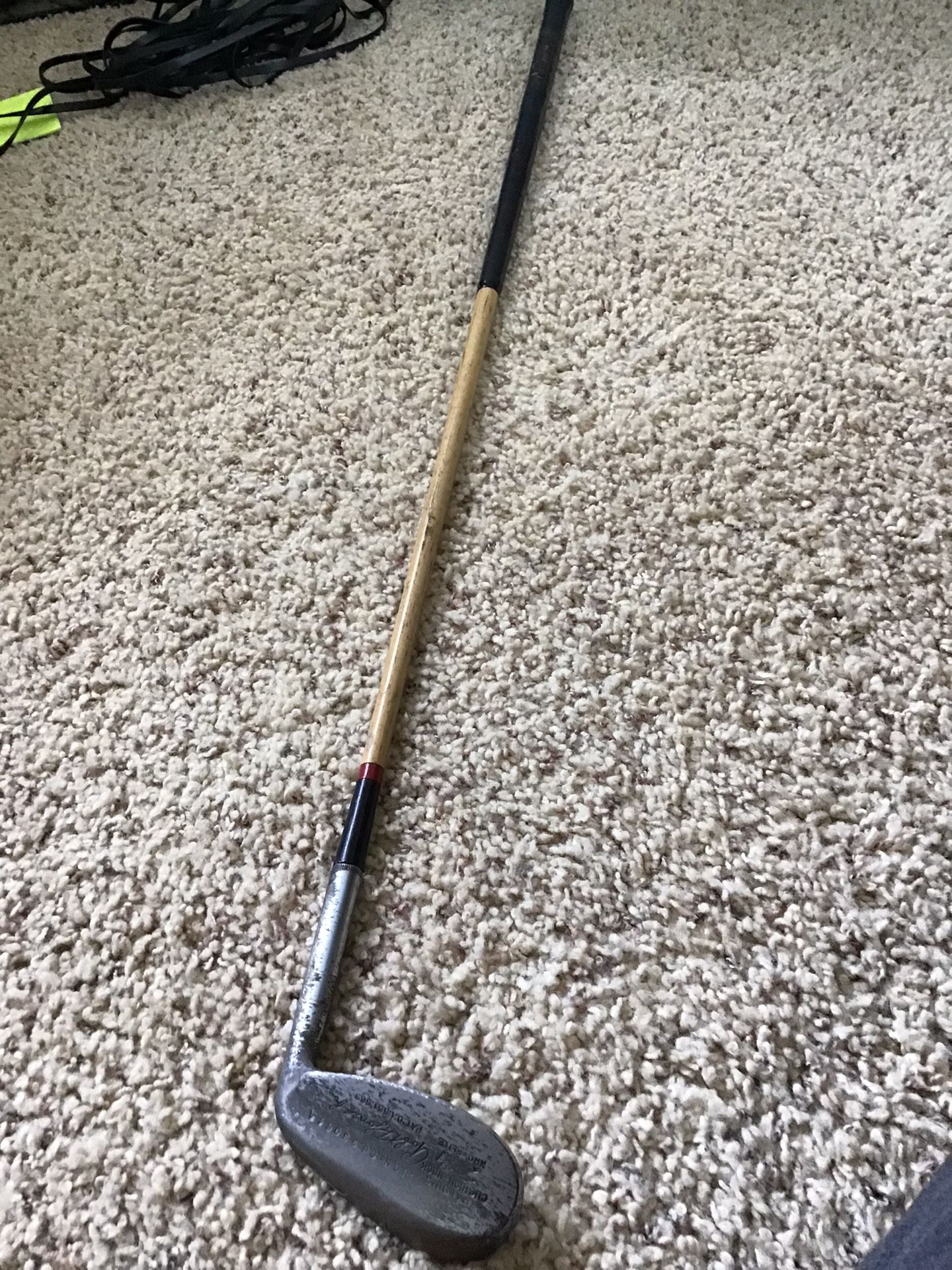 Antique Wooden Golf Club, 7 Iron