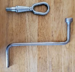 OEM BMW HEYCO 17mm Lug Wrench Tire Iron Tow loop E12 E30 E34 E36 E38 E39 E60 E90 Z3 E46