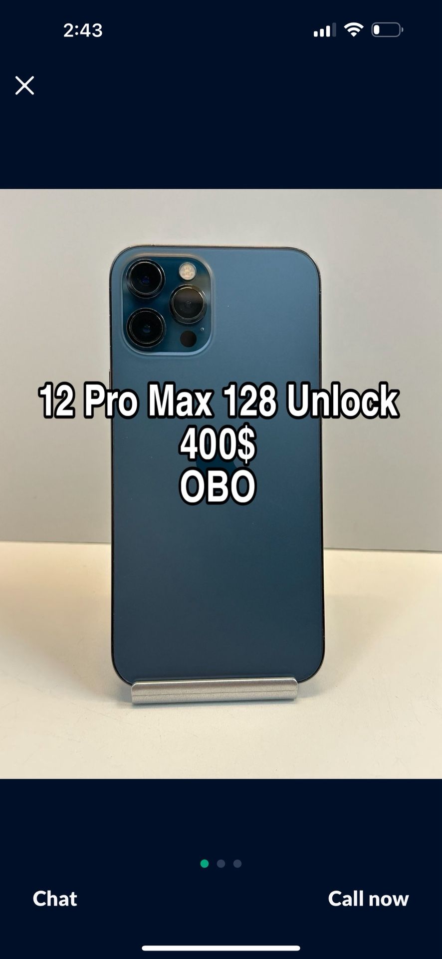 iPhone 12 Pro Max 128 Unlock 