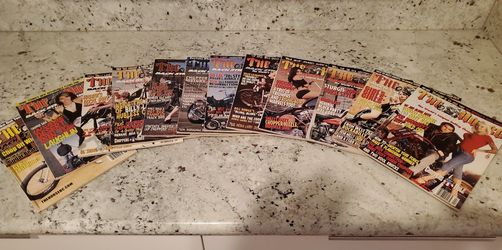 Vintage Lot The Horse Back Street Chopper magazines from early 2000's
