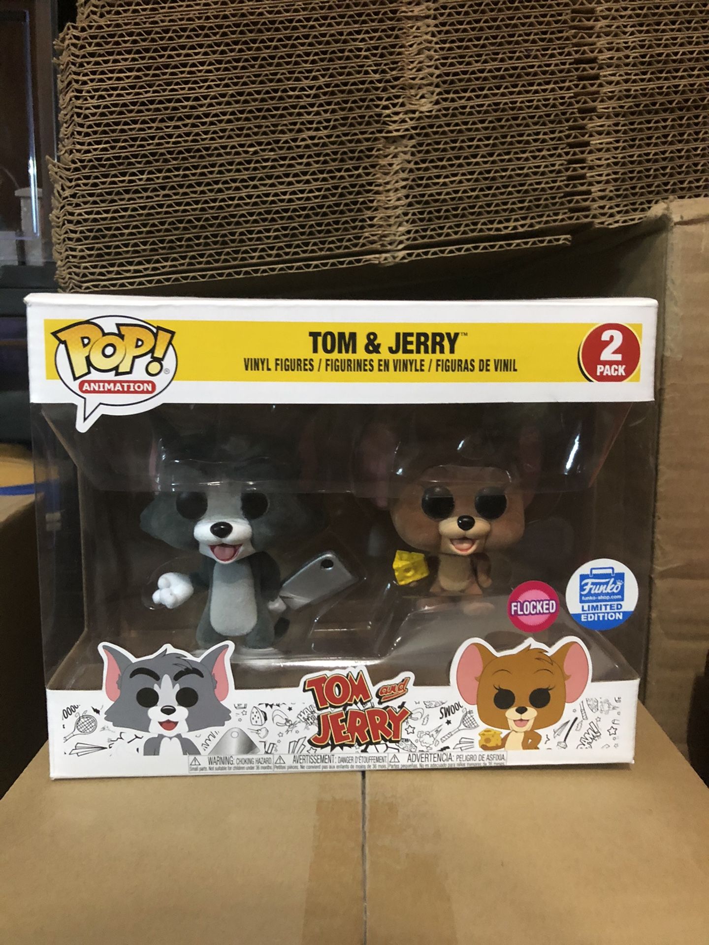 Funko pop Tom & Jerry 2pk Flocked