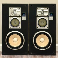 Sansui S-517 Tower Speaker Pair - 3-Way Standing Towers