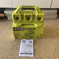 RYOBI ONE+ 18V 6-Port Fast Charger