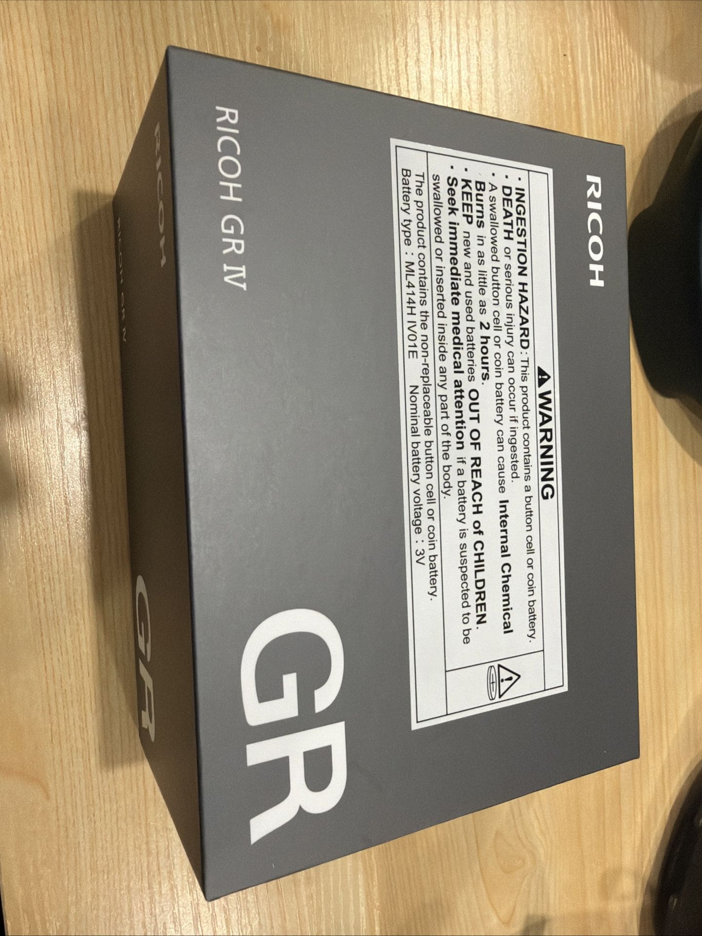 RICOH GR IV F2.8 25.7MP with Hybrid AF 5 Axis Sensor Compact Digital Camera
