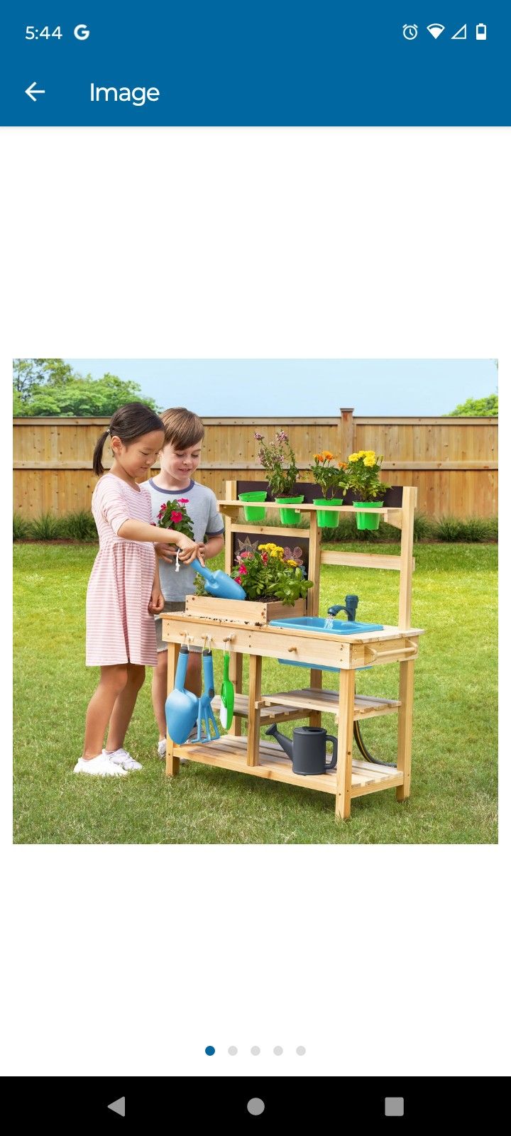 Wooden Mud Kitchen Table