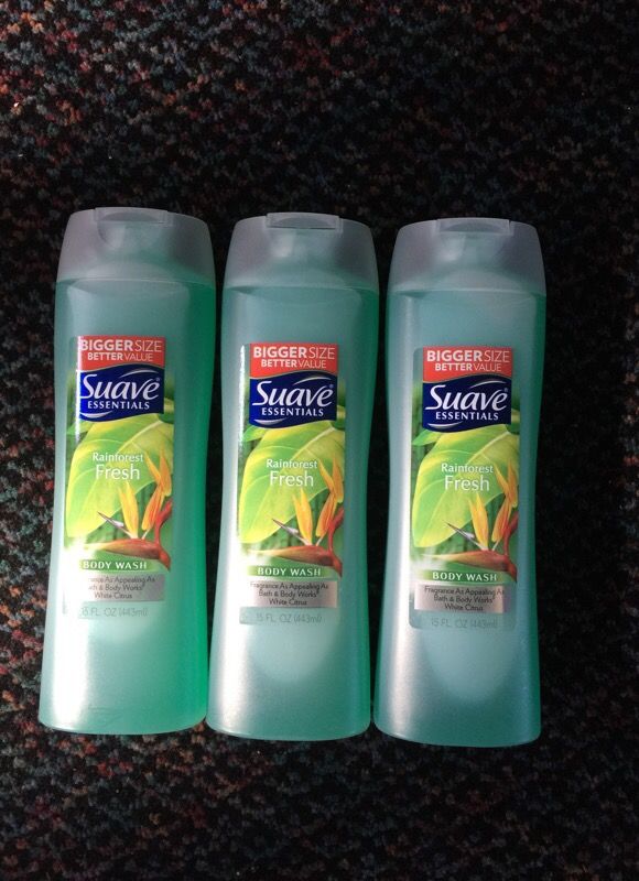 Suave Essentials rainforest fresh Body wash