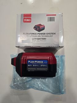 Toro 60v 5.0Ah Battery new