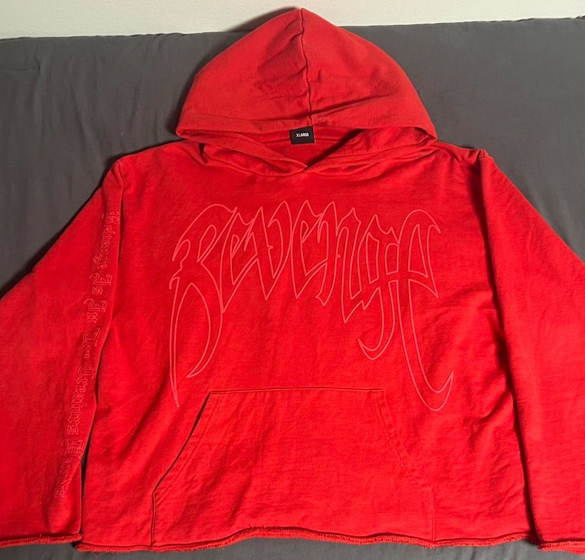 Revenge x Xxxtentacion ‘Bad Vibes’ Hoodie size XL cropped