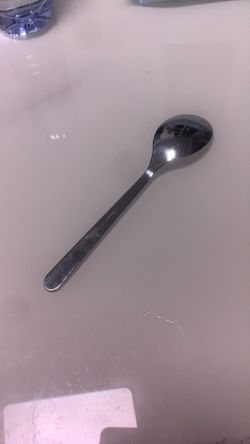 Spoon made of pure silver
