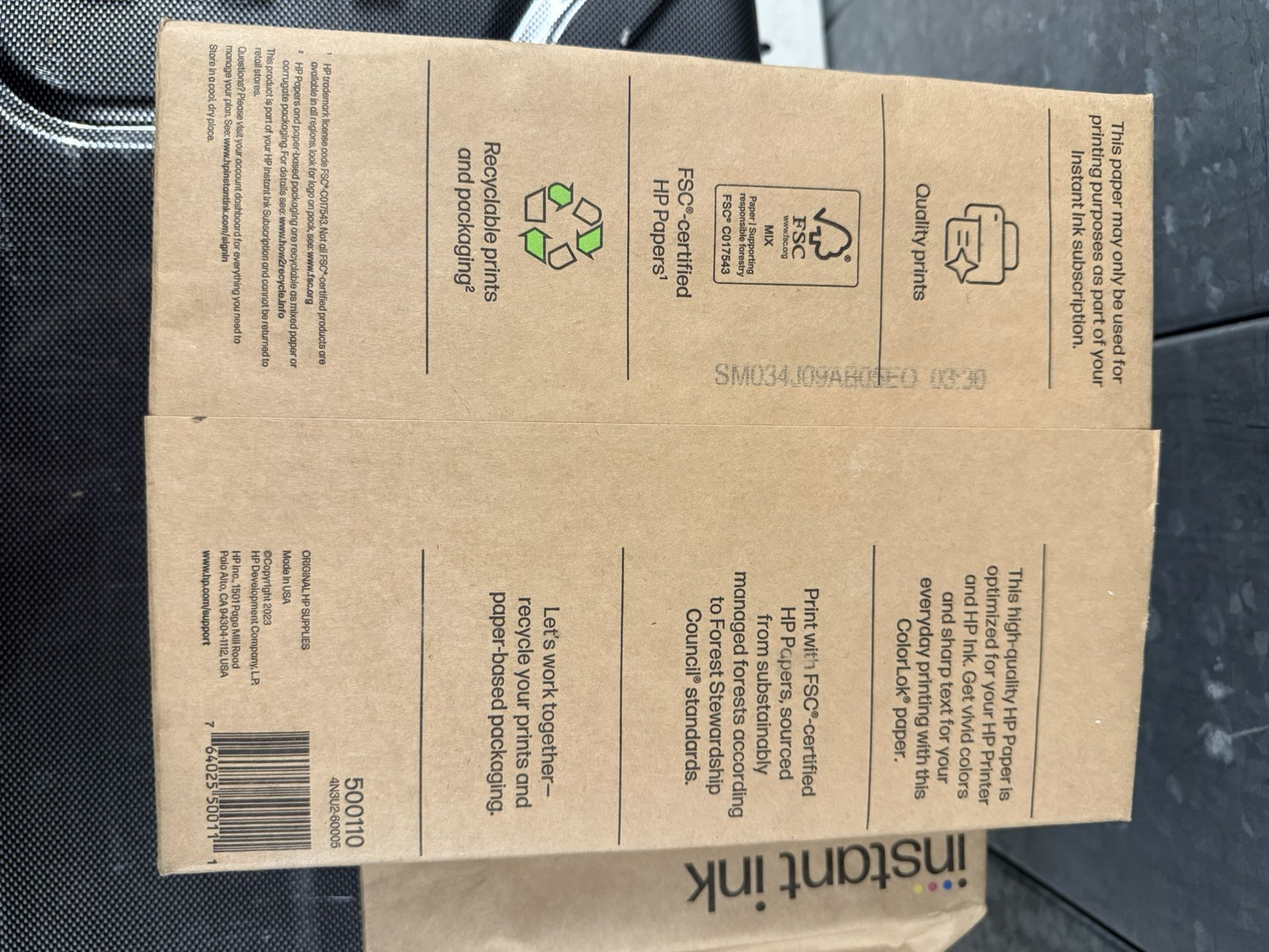 HP White Fax Copy Printer Paper Sheets 8.5”x11” Bundle Deal 3000 Total Sheets