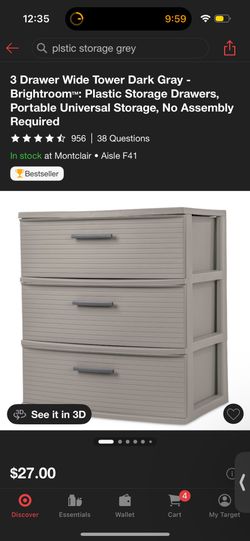 Plastic Storage Cabinet
