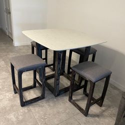 Marble Counter Height Dining Table