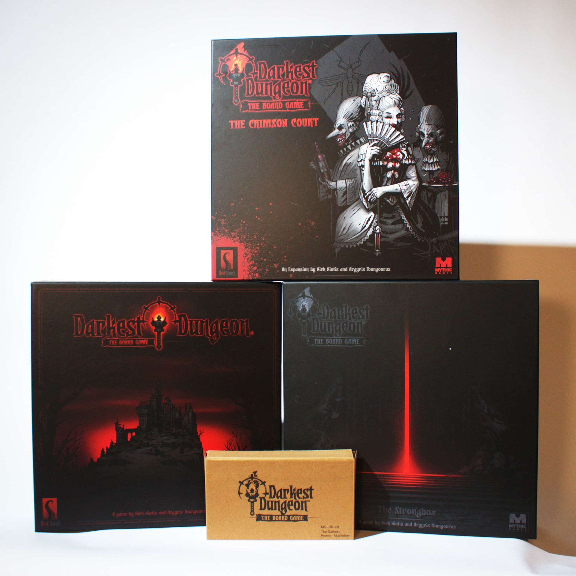 Darkest Dungeon: The Board Game + Strongbox, Musketeer, and Crimson Court