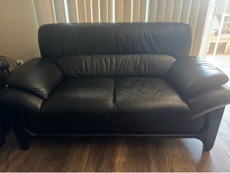 Leather couch