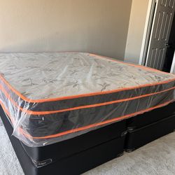 Cali king Mattress & Box Springs