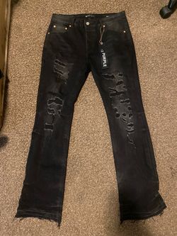 Purple jeans