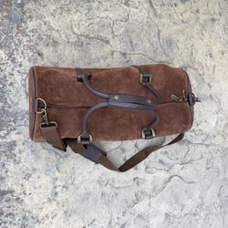 Suede Duffle Bag