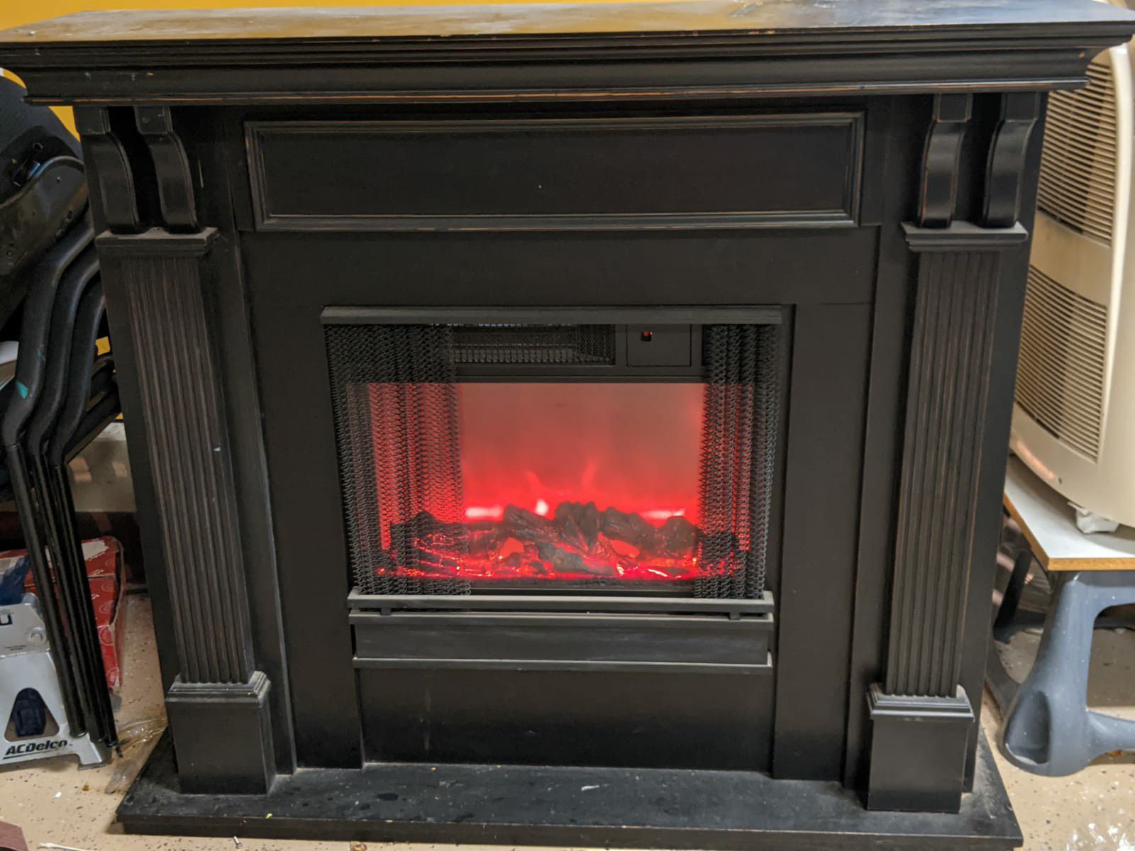 Fire place portable heater