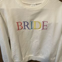 Bride Sweatshirt - Size Small