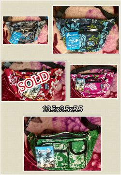 Hawaiian Waist Fanny Bag (Large)
