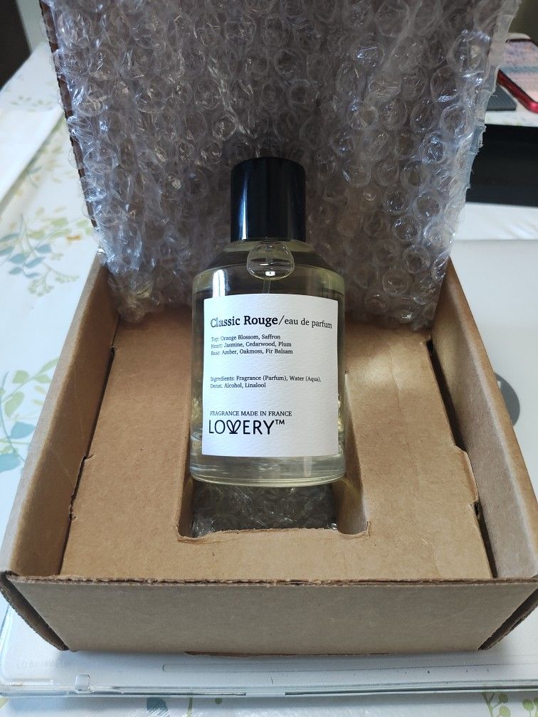 Lovery Classic Rouge/ 100% Original. 100ml. Inspirado Baccarat Rouge 540.