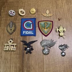 Italian Military Badges Pins Collection 