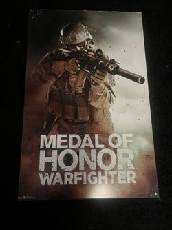Medal of honor wall art. Wooden