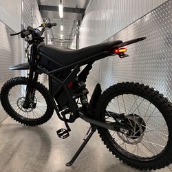 2400 Watt Electric Dirt Bike, 37MPH Top Speed, 36.4ah Dual Battery, Full Twist Throttle 