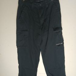 Vintage Y2K 2004 Transnine Blue Cargo Baggy Skater Pants Mens Size 30x32 