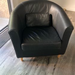 IKEA Leather Arm Chair