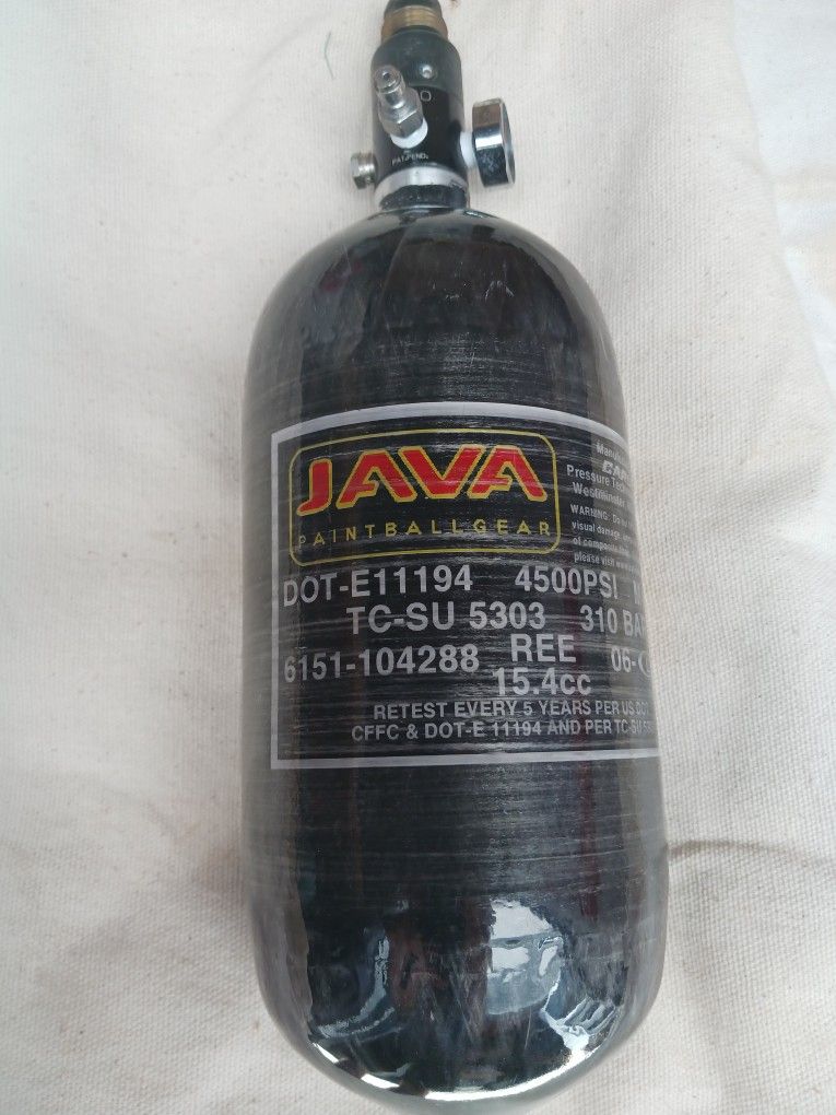 Java Paintball Tank By Carleton. Best Offer