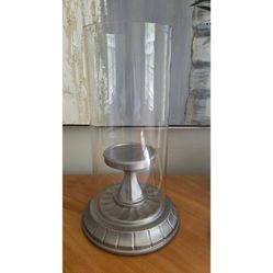 Pottery Barn Large Hurricane Pillar Candle Holder Lantern, $45each