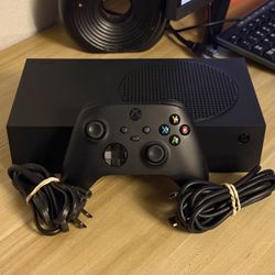 Xbox Series S 1TB Black Carbon with Controller and Cables