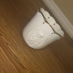 Lenox angel candle holder