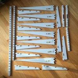 ClosetMaid ShelfTrack Wall Mount Shelving System Adjustable