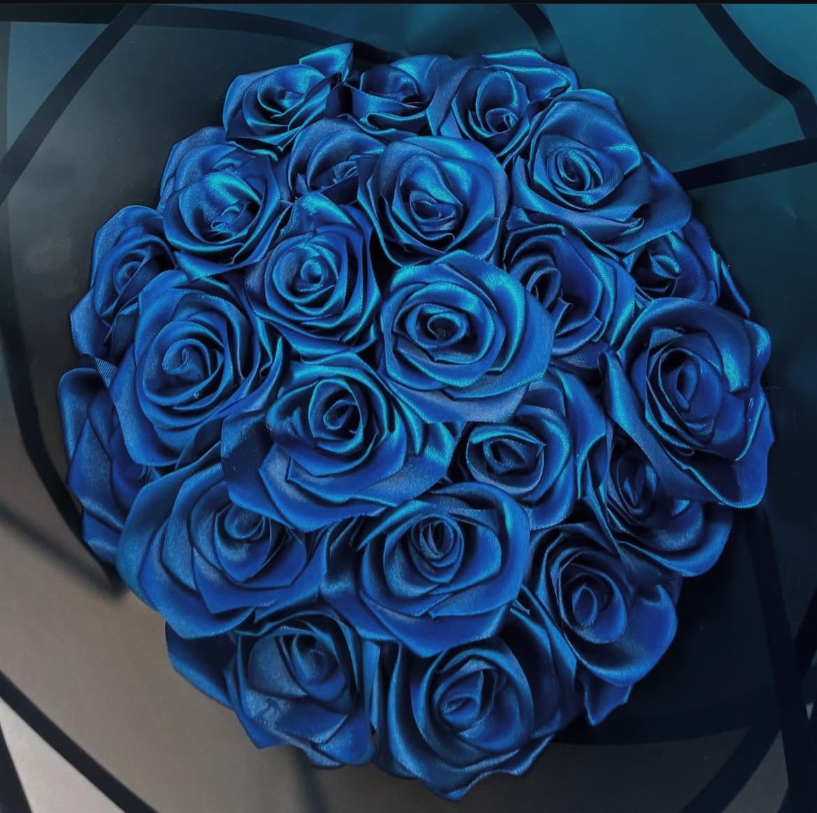 Navy Blue Eternal Roses