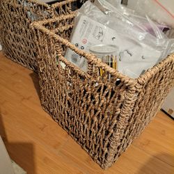 Wicker Storage Cubes